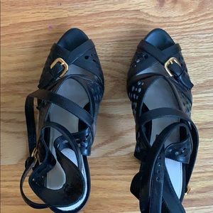 Prada laser cut heel